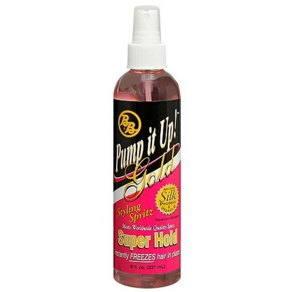 Bb Pump It Up Gold Styling Spritz Super Hold - 8 Oz, 3 Pack