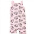 thumbnail image 3 of Hudson Baby Infant Girl Cotton Rompers 3pk, Painted Flamingo, 3-6 Months, 3 of 4