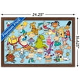 thumbnail image 2 of Nickelodeon Characters Wall Poster, 14.725" x 22.375" Framed, 2 of 4