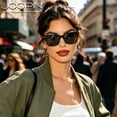 thumbnail image 4 of Joopin Square Polarized Sunglasses Men Women Fashion UV400 Acetate Trendy Sunglasses Fashion Retro Sun Glasses, 4 of 8