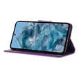 thumbnail image 4 of Feishell Wallet Case for Google Pixel 9 Pro XL,Retro PU Leather Butterfly Embossed Pattern Full Protection Anti-Scratch Magnetic Clasp Flip Holder Card Slots & Cash Pocket Phone Cover,Purple, 4 of 9