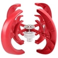 thumbnail image 3 of Wind Turbine Kit 400W 4 Blade Generator AC Motor Solar System Lantern Type Double‑Layer Red48V, 3 of 5