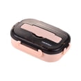 thumbnail image 4 of Fiambrera Bento, organizador de frutas, utensilios de cocina con borde liso, contenedor de comida, estuche para almuerzo para cocina, Picnic, adultos, Rosa, 4 of 9
