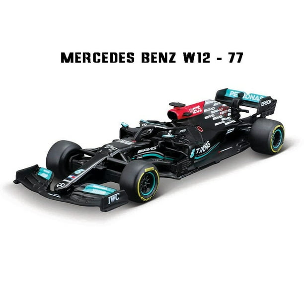 Bburago-modelo de coche de aleación F1, coche de juguete de simulación de fundición a presión, colección de regalo, 1:43, mercedes-benz AMG W12 44 77 Fivean unisex
