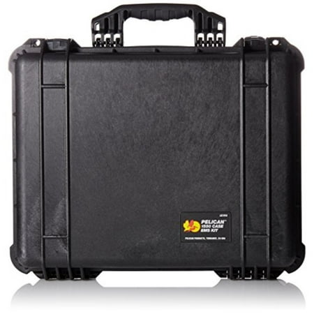 Pelican 1550-005-110 1550EMS Medical Case with Lid Organizer/Dividers (Black)