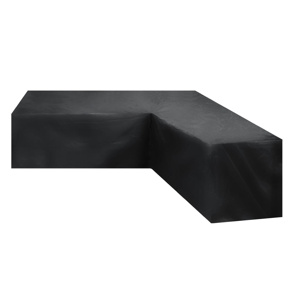 215x215x87cm V Shaped Oxford Polyester Garden Furniture Sectional Couch Covers Waterproof Anti-UV Patio Sofa Table Cover Patio Furniture Covers