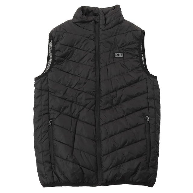Chaleco calefaccionado, chaleco calefactor para invierno, chaleco calefaccionado eléctrico con 3 niveles de calefacción, chaquetas calefactadas para hombres y mujeres al aire libre (2XL-negro)