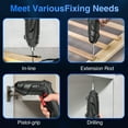 thumbnail image 4 of Cordless Screwdriver, 47 in 1 Electric Screwdriver,Dual Position Handle with USB Cable LED Light for Home Office DIY Tools, 4 of 7