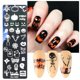 thumbnail image 5 of Juego De Placas De Sello De Uñas De Halloween Telarañas De Acero Inoxidable Calabazas Murciélagos Cabeza Hueso Plantillas De Sellos De Imagen Impresión Diy Decoración De Uñas De Halloween 6 Unids Speravity CE007862-01, 5 of 6