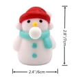 thumbnail image 2 of Christmas Themed Santa and Elk Squishy for Adults Eyes Pop Out Sensory Gadget Soft Tactile Office Desk Accessory Rebound Pressure Relief Tool 1 Pack, 2 of 2