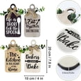 thumbnail image 4 of CY5O5ee 4PCS Kitchen Wall Decor Rustic Farmhouse Tiered Tray Kitchen Wood Hangings for Home Kitchen Dining Living Room Bar Table Decoration, 4 of 6