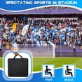 thumbnail image 3 of 2 Pcs Stadium Seats Boat Canoe Kayak Seat Stadium Seats for Bleachers Without Back Support for Indoor Outdoor Sport Events Bleacher Outing Traveling Hiking Fishing Camping, 3 of 7