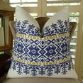 thumbnail image 2 of Plutus Aztec City Handmade Throw Pillow, (24" x 24"), 2 of 4