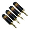 thumbnail image 5 of Audio Gold Banana Plug Speaker Connectors 3.5mm Plugs Gold Plated Musical Speaker Cable Wire Adapter, 5 of 10