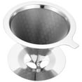 thumbnail image 4 of Office Coffee Filter Cone Reusable Coffee Filter Funnel Double Mesh Coffee Dripper, 4 of 8