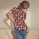thumbnail image 3 of Balery Autumn Scarecrow Harvest Joy Body de cuello redondo de manga corta para mujer Tops de manga corta Tops básicos-Small, 3 of 7