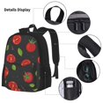 thumbnail image 3 of Pofeuu Tomatoes1 Print Backpack Travel Backpacks With Lunch Bag Pencil Bag Set 3 pcs Set Cartoon Backpack, 3 of 7