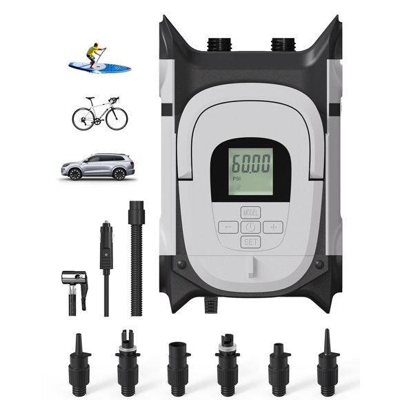 Bomba eléctrica para tabla de paddle GICLE con función de apagado automático 22PSI 12V