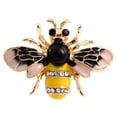thumbnail image 4 of Diversión Bumble Bee Diamante Broche De Cristal Pin Womens Kids Costume Badge De Navidad Joyería Regalos Salvador Abejorro abejorro abeja, 4 of 10