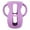 Purple, variant on Clearance Sale! 240ml Silicone Sleeves With Handles For AventNatural Natural Glass Baby Bottle AntiBreakage Baby Bottles Holder Compatible With PhilipsAvent AntiColic Baby Bottles 8 Oz Home Decor