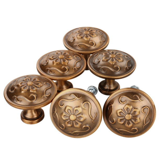 Uxcell 6 Pack Oil Rubbed Bronze Knobs Drawer Kitchen Dresser