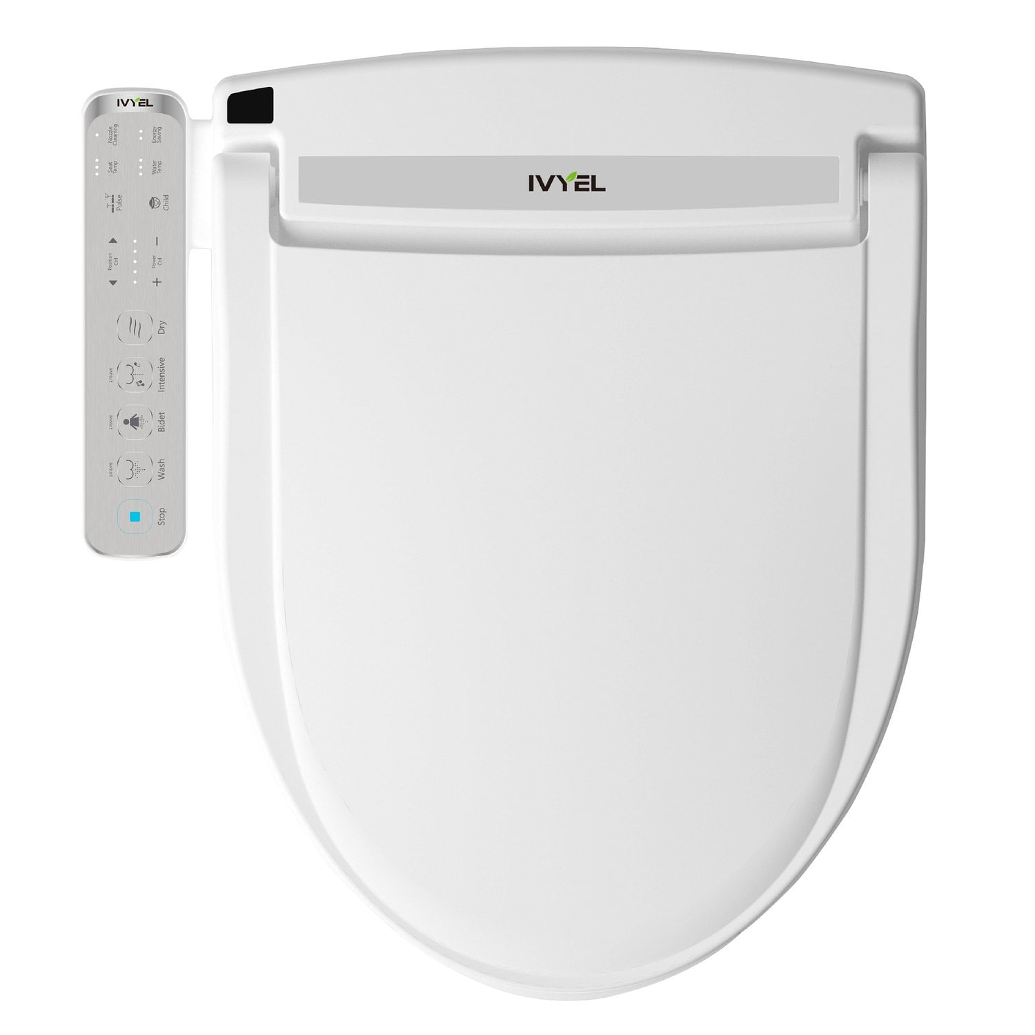 Ivyel J2 Smart Electric Bidet for Toilet Seat, Fits Elongated toilet
