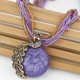 thumbnail image 1 of Bohemian Ethnic Style Retro Leaf Peacock Gemstone Pendant Necklace For Women Girls, 1 of 4