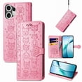 thumbnail image 4 of Funda Cartera FOXDOCK para Nothing CMF Phone 2 Pro , Flip PU con Relieve de Gatos y Perros, Tarjetero y Soporte, 4 of 6