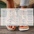 thumbnail image 3 of Bohemian Wedge Sandals for Women Summer Dressy Ankle Elastic Wide Width Platform Sandals Lightweight Comfortable Open Toe Slip On Ankle Strap Beach Shoes Beige 7, 3 of 7