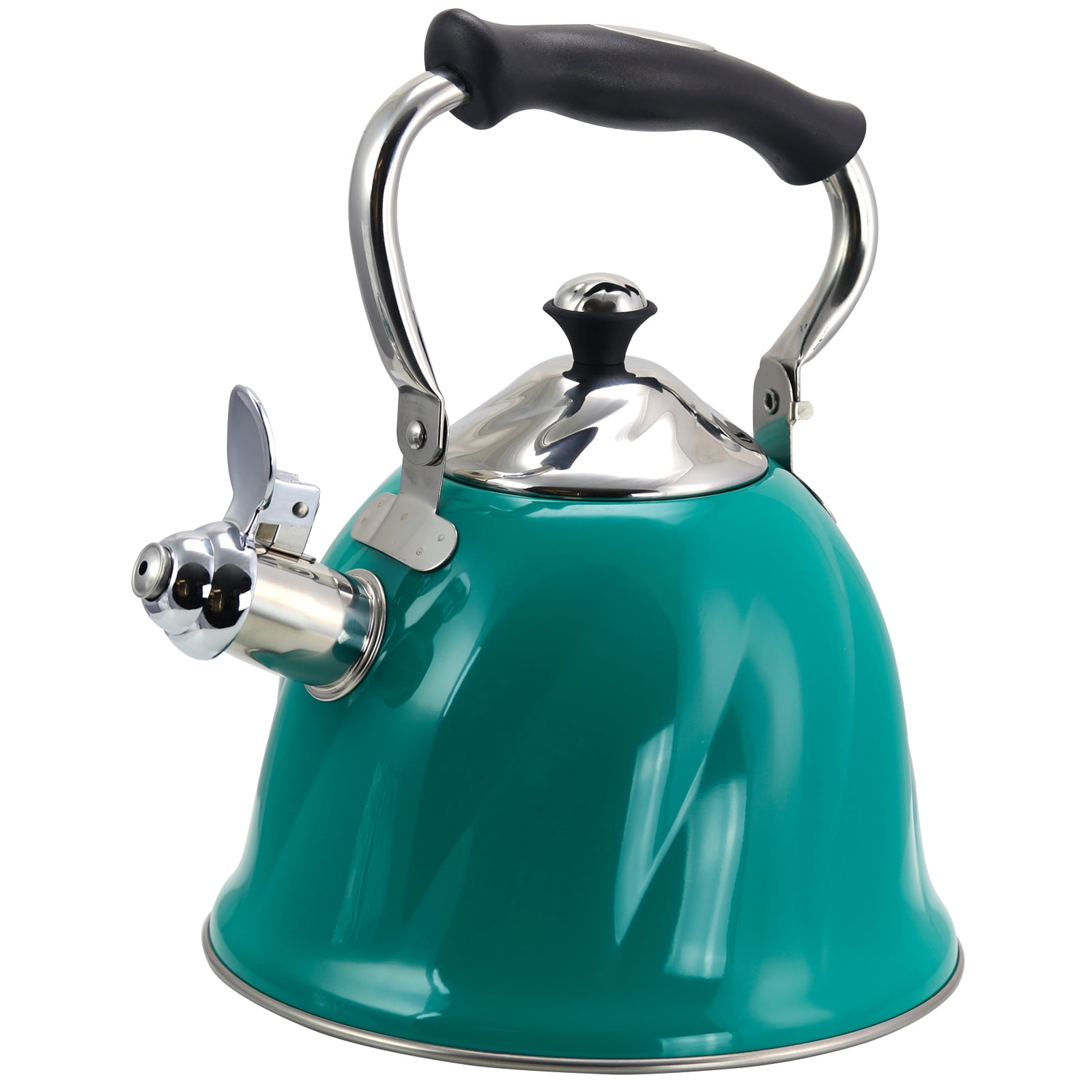 Mr. Coffeee Alberton Tea Kettle with Lid in Emerald Green