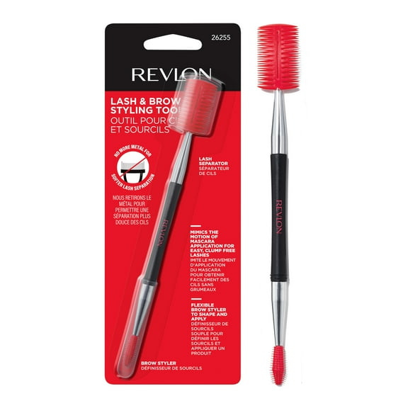 Revlon Lash & Brow Styling Tool, Eyelash Separator & Eyebrow Brush, 1 count