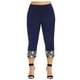 thumbnail image 1 of Gibobby Leggings Mujer Leggings verano yoga para mujer Pantalones deportivos encaje granparas con costuras color sólido（Azul marino， XXL), 1 of 5