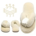 thumbnail image 2 of CHICVOMEY Comfort Flip Flop Slippers for Women with Memory Foam Women Bedroom House Slippers Summer Slippers for Indoor Outdoor, 2 of 7