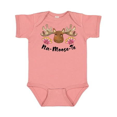 

Inktastic Na-Moose-Te Cute Moose Greeting Gift Baby Boy or Baby Girl Bodysuit
