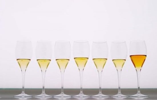 Posterazzi Wine Tasting Glasses Maison de la Champagne Canvas Art - Per Karlsson DanitaDelimont (36 x 24)