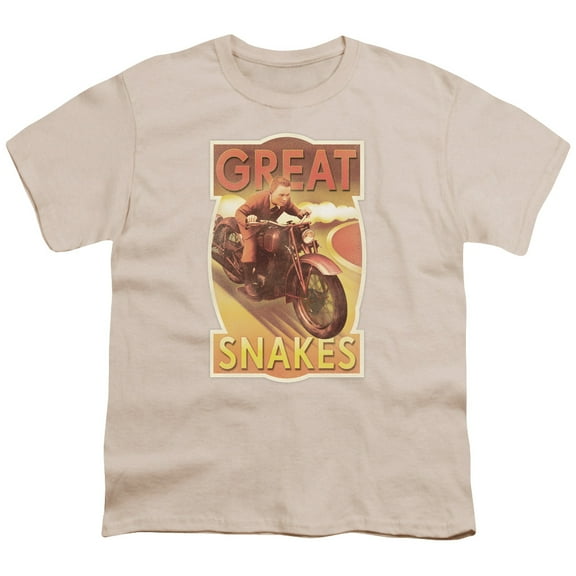 Tintin Great Snakes Youth 18/1 T-Shirt Sand