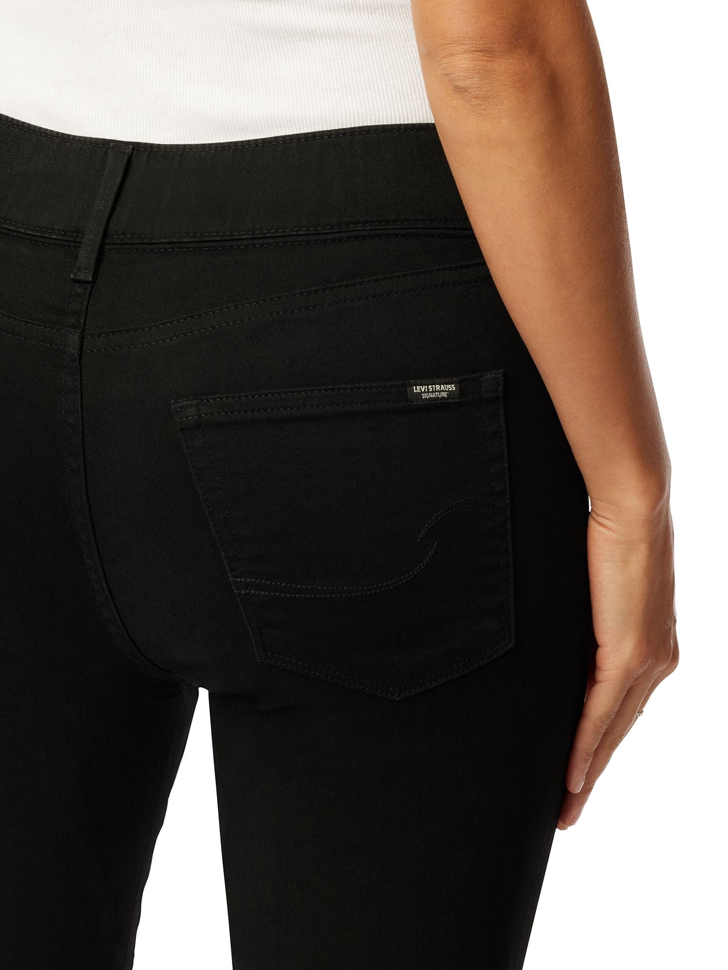 Levi Strauss Signature Women's and Womne's Plus Shaping Perfect Pull On Skinny Jeans, Sizes 2-20