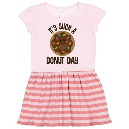 

Inktastic It s Such A Donut Day Chocolate Lover Gift Toddler Girl Dress
