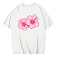 thumbnail image 4 of QHWAUAKFBN T Shirts For Women Trendy Loose Fit Beach Oversized Graphic Tees Vintage Baggy Shirts Summer Vacation Tshirts Top, 4 of 4