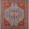 thumbnail image 1 of Ahgly Company Indoor Square Mid-Century Modern Rosy Brown Pink Oriental Area Rugs, 6' Square, 1 of 6