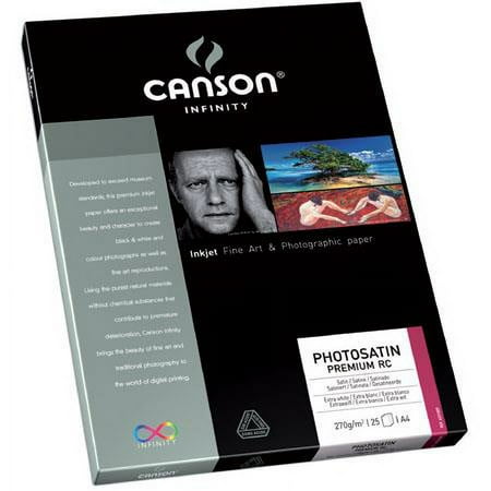 UPC: 3148952310079 | Canson – Infinity PhotoSatin Premium RC 270 Photo Paper – 11 x 17 25 Shts./Pkg.