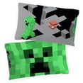 thumbnail image 1 of Funda de almohada Jay Franco Minecraft Lone Creeper 2, paquete de 50 x 75 cm, 1 of 5