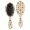 Thanksgiving Turkey Pumpkin Check Pattern, variant on Thanksgiving Turkey Pumpkin Check Pattern Brush, Detangling Hair Brush, Paddle Styling Brush, Air Cushion Design Gifts for Daily Hair Care