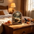 thumbnail image 6 of forest Ghosts Arched Wood Frame Tabletop Decor, Rustic Halloween Wall Art, Warm Spooky Artwork for Shelf Styling, Desk Decor, Living Rooms, Walls, 8.9 X 7.2 Inch, 6 of 7