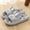 Grey, variant on Cartoon Women Bathroom Slippers Cute Non-Slip Leaky Sandals Fashion Thick Bottom Slides Home Men Quick Drying Flip Flops
