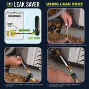 LEAK SAVER Direct Inject AC Leak Sealer 6PK for Most HVAC Systems Up to 5 Tons