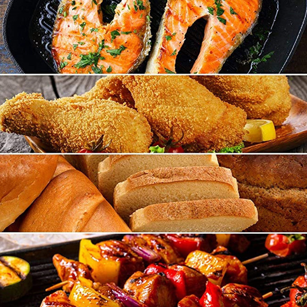 Miiottaa Air Fryer Accessories XL Fit all 3.2QT - 5.3QT Air Fryer BPA Free Dishwasher Safe Nonstick Coating 6-8 inch Deep Fryer