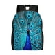 thumbnail image 1 of Balery Beautiful Blue Peacock Mochila - Mochila Estilosa y Duradera para Laptop de 15 Pulgadas con Tela Oxford Impermeable, 1 of 8