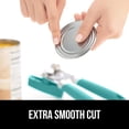 thumbnail image 4 of Abrelatas Manual Gorilla Grip Turquesa de Acero Inoxidable con Mango Suave para Cocina, 4 of 9