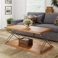 thumbnail image 2 of ClickDecor Brooks Coffee Table Brown, 2 of 10